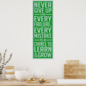 Never 与え Upポスタやる気を起こさせるー ポスター (キッチン)