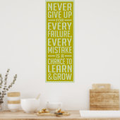 Never 与え Upポスタやる気を起こさせるー ポスター (キッチン)