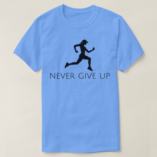 Never 与え Upランニングの3 Tシャツ (デザイン正面)