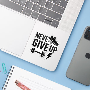 Never 与え Up – ジミやる気を起こさせるム&スポーツ シール