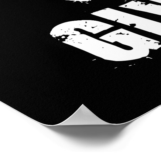 Never 与え Up -トレーニングジム動機 ポスター (角)