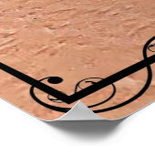 「Never 与え Up」前向き Wall Art Poster ポスター (角)