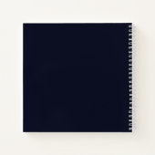 Never 与え Up – 青と赤の暗い誕生日引用文 ノートブック (裏面)