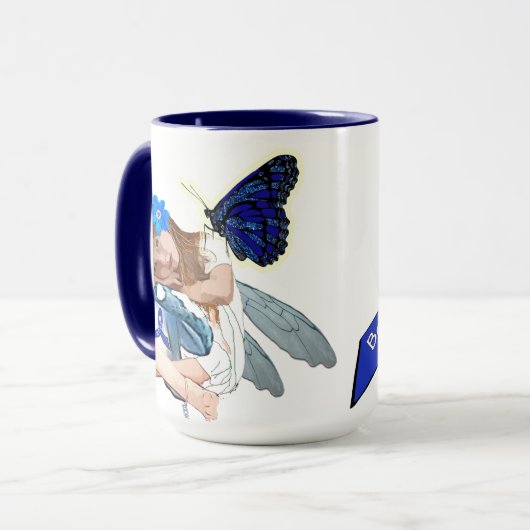 Never 与え Up "Add Name" CFS Big Mug マグカップ (正面左)