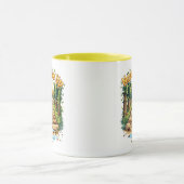 Never 与え Up Adventure Dog Mug - やる気を起こさせる マグカップ (中央)