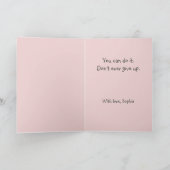 Never 与え Up and  Cute Dog Card カード (内部)