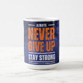 Never 与え Up: Cosmic Edition. コーヒーマグカップ (中央)