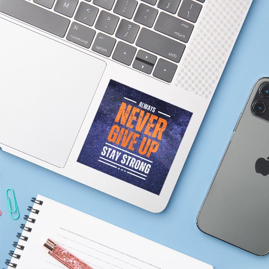 Never 与え up: cosmic Edition. シール (ノートパソコンとiPhone)