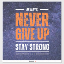 Never 与え up: cosmic Edition. シール