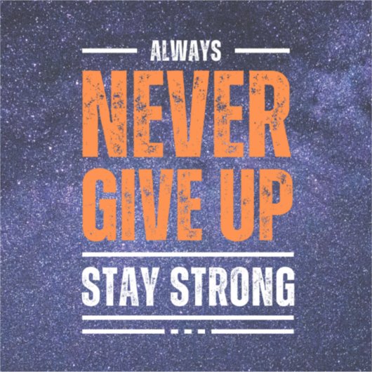 Never 与え up: cosmic Edition. シール (正面)