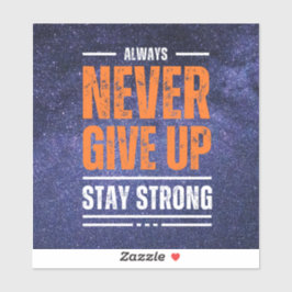 Never 与え up: cosmic Edition. シール