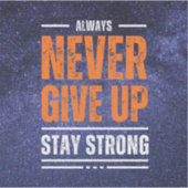 Never 与え up: cosmic Edition. シール (正面)