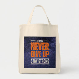 「Never 与え Up: Cosmic Edition」 トートバッグ