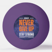 Never 与え Up: Cosmic Edition 卓球ボール (正面)
