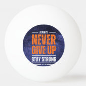 Never 与え Up: Cosmic Edition 卓球ボール (裏面)