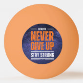 Never 与え Up: Cosmic Edition 卓球ボール (正面)