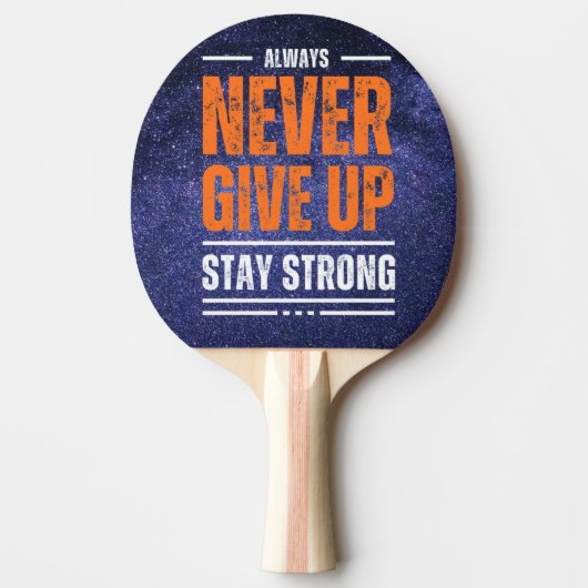 Never 与え Up: Cosmic Edition 卓球ラケット (正面)