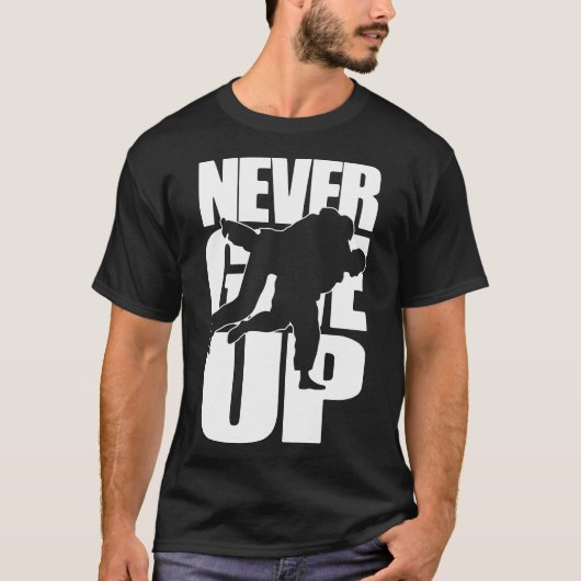 Never 与え Up Sambo Tシャツ (正面)