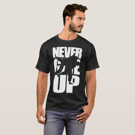 Never 与え Up Sambo Tシャツ (正面フル)