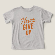 Never 与え Up - Tシャツデザイン