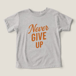 Never 与え Up - Tシャツデザイン