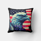 Never 与え Up The Fight America Eagle USA Art クッション (裏面)