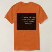 Never 与えup Train懸命 Tシャツ (デザイン正面)