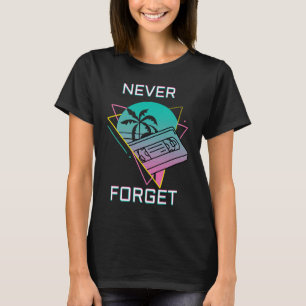 Never 忘れヴィンテージVHS Tシャツ