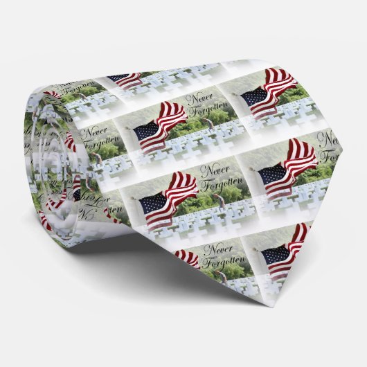 Never 忘れ -メモリアルデー ネクタイ (ロール)
