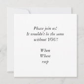 Never 忘れ -メモリアルデー 招待状 (裏面)