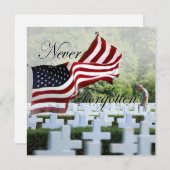 Never 忘れ -メモリアルデー 招待状 (正面/裏面)