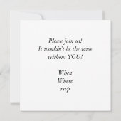 Never 忘れ -メモリアルデー 招待状 (裏面)