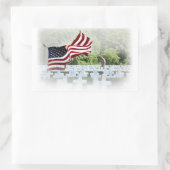 Never 忘れ -メモリアルデー 長方形シール (バッグ)