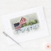 Never 忘れ -メモリアルデー 長方形シール (封筒)