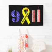 Never 忘れ 9 11黄リボン 横断幕 (インサイチュ)