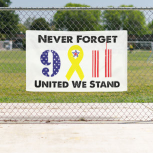 Never 忘れ 9 11 統一された We Stand 横断幕