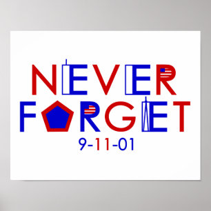 Never 忘れ 9-11-01ポスター ポスター