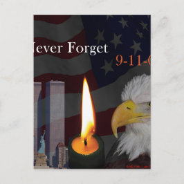 Never 忘れ 9-11-01 ポストカード
