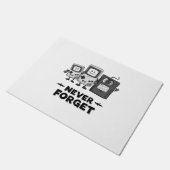 Never 忘れ Casseテープヴィンテージ90sの美的 ドアマット (アングル)