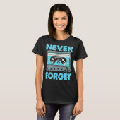 Never 忘れ Cetteテーおもしろいプ Tシャツ (正面フル)