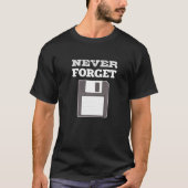 Never 忘れ ComputerおたくPremium Tシャツ (正面)