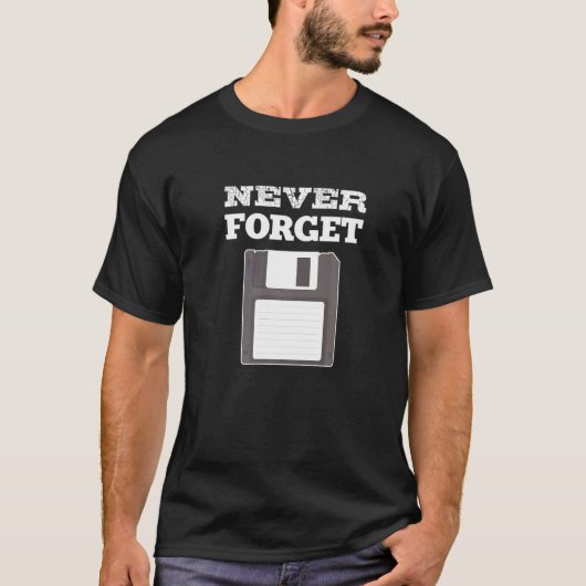 Never 忘れ ComputerおたくPremium Tシャツ (正面)