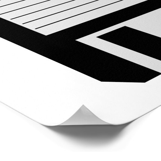 Never 忘れ Floppy Diskおもしろい Poster ポスター (角)