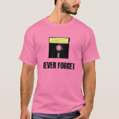 Never 忘れ Floppy Disk Tシャツ (正面)