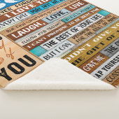 Never 忘れ I Love U -パパから息子 シェルパブランケット (3/4)