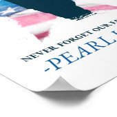 Never 忘れ Our Heroes落ちた Pearl Harbor Day ポスター (角)