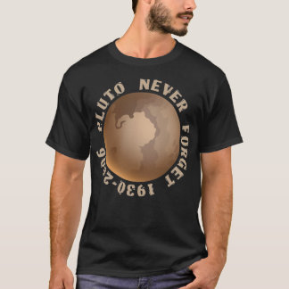 Never 忘れ Pluto宇宙グラフィックプラネット Tシャツ