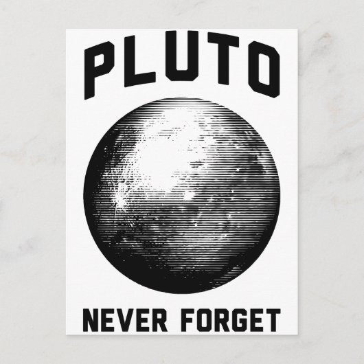 Never 忘れ Pluto ポストカード (正面)