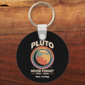 Never 忘れ Pluto 1930-2006おもしろいレトロ宇宙 キーホルダー (正面)