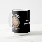 Never 忘れ Pluto 1930-2006おもしろいレトロ宇宙 コーヒーマグカップ (正面左)